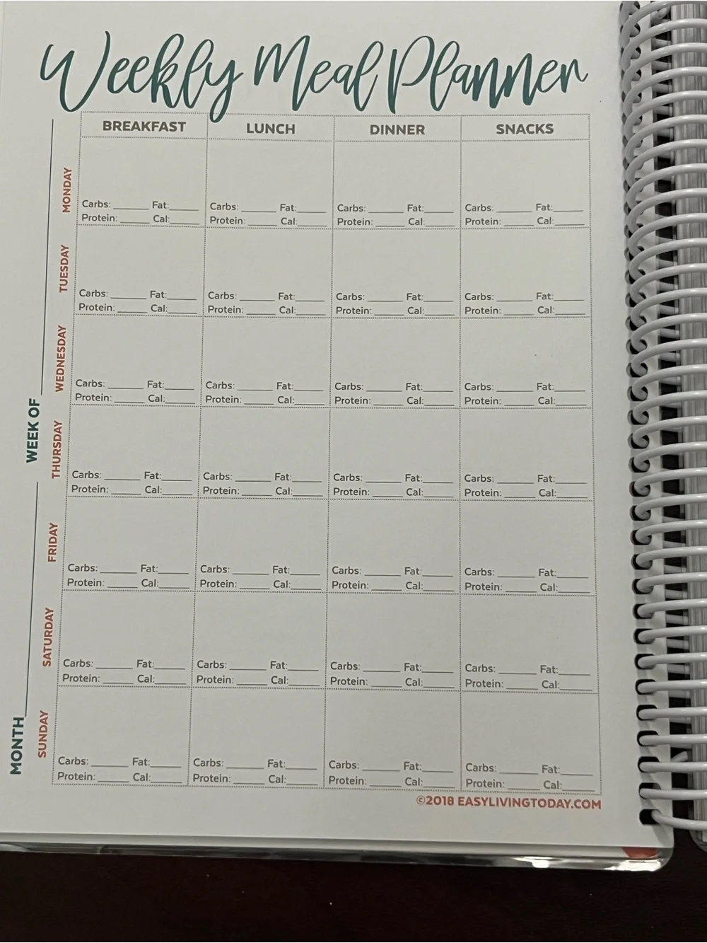 unbranded spiral bound
